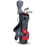 UL39-s 3 Club Carry Set, Grey/Red Bag