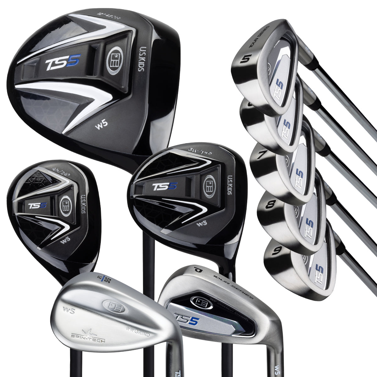 TS5-66 10 Club Only Set Combo Shafts