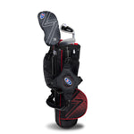 UL7 39 3 Club Carry Set, All Graphite, Black/Red Bag