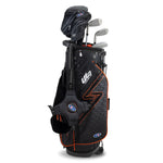 UL7 51 5 Club Stand Set, All Graphite, Black/Orange Bag