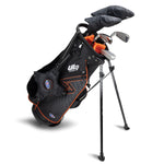 UL7 51 5 Club Stand Set, All Graphite, Black/Orange Bag