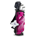 UL7 51 5 Club Stand Set, All Graphite, Pink/White/Blk Bag