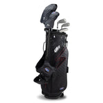 UL7 60 5 Club Stand Set, All Graphite, Black/Maroon Bag