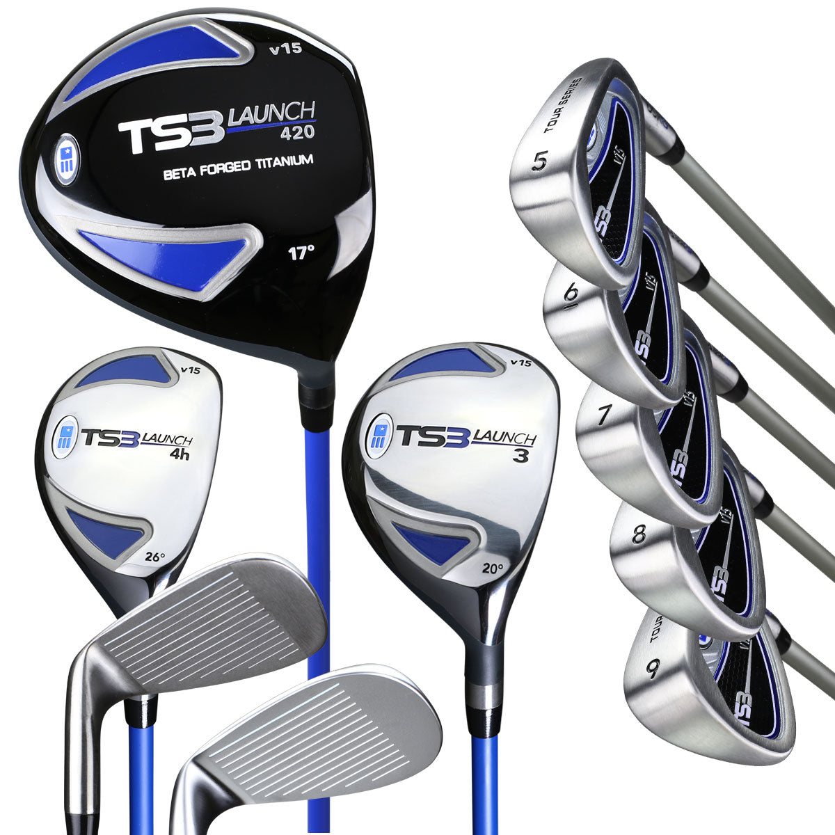 TS3-51 10 Club Only Set, Graphite Shafts