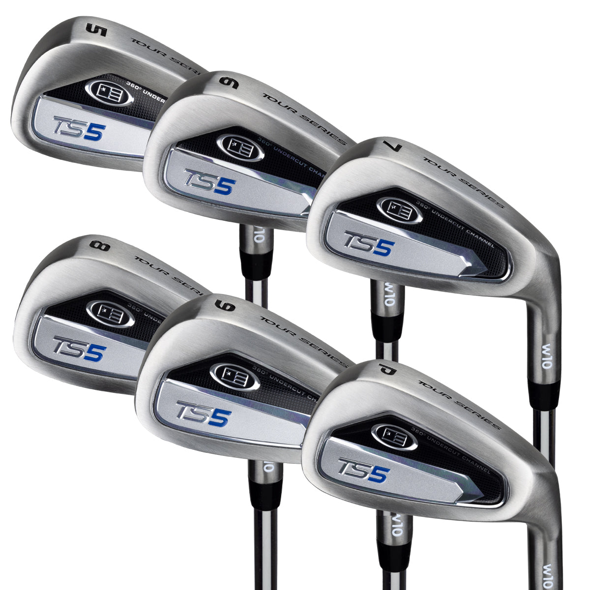 TS5-57  6 Club Iron Set Steel Shafts